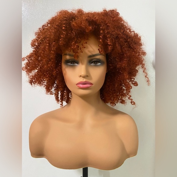Other - Kinky afro Curly Red hair wig 13”